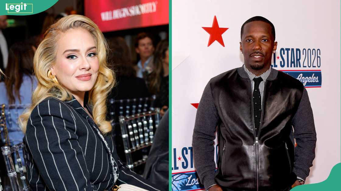 Adele at an event in Beverly Hills. Rich Paul attends an NBA event