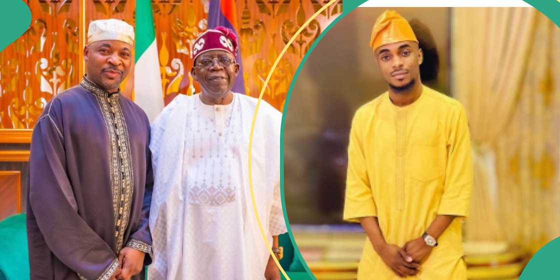 MC Oluomo and Tinubu, MC Oluomo's son celebrates father's NURTW post MC Oluomo and Tinubu, MC Oluomo's son celebrates father's NURTW post