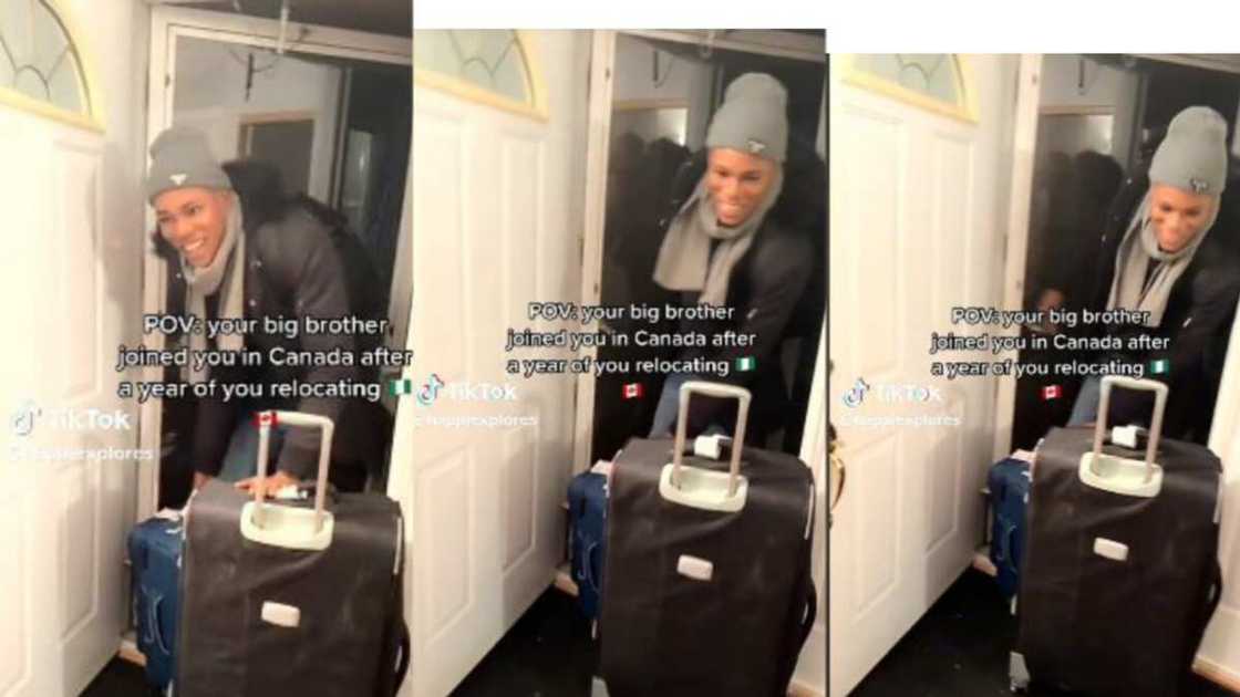 Man relocated to UK, joins younger sister Man relocated to UK, joins younger sister