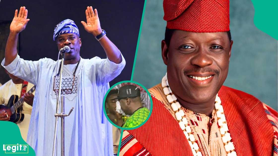 Kwam1 breaks down in tears during a stage performance after learning of Taiwo Hassan Ogogo’s death