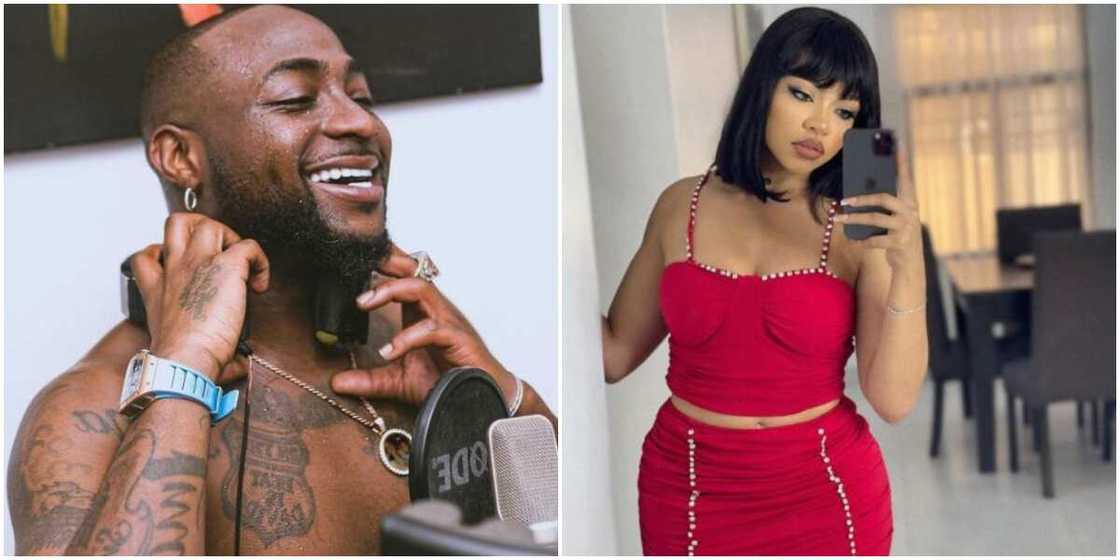 Davido and Nengi unfollow each other on Instagram, fans react Davido and Nengi unfollow each other on Instagram, fans react