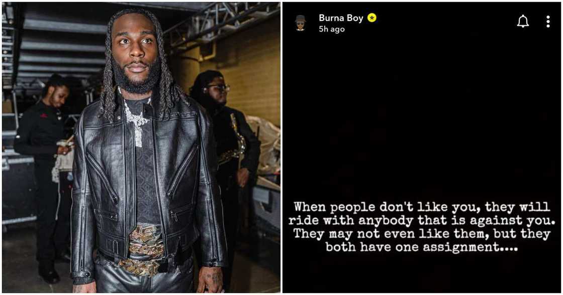 Nigerian singer Burna Boy Nigerian singer Burna Boy