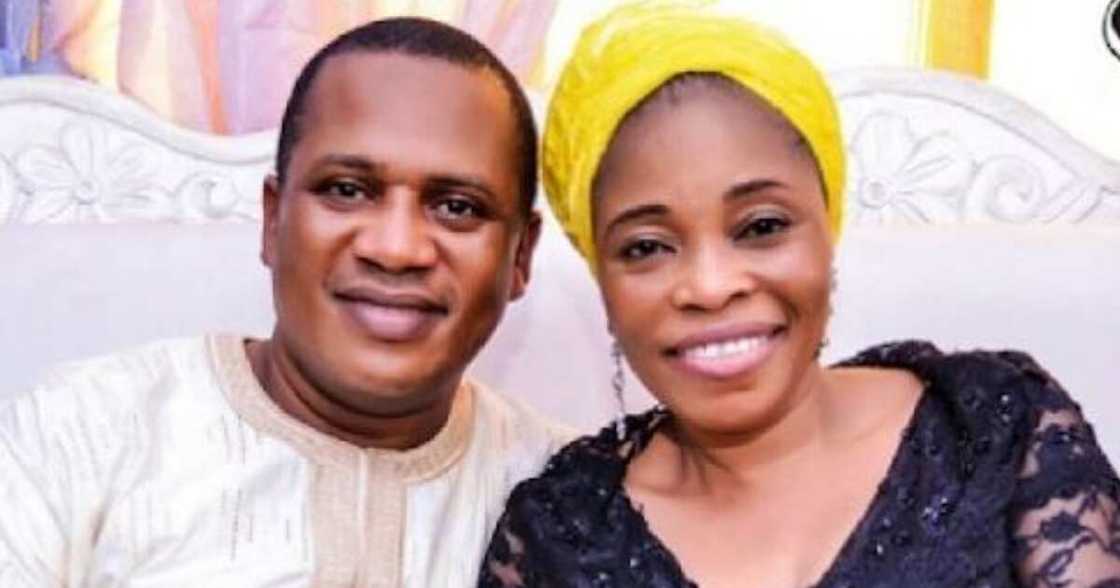 Tope Alabi's husband, Soji, has spoken in his wife’s defence after her viral dance. Tope Alabi's husband, Soji, has spoken in his wife’s defence after her viral dance.