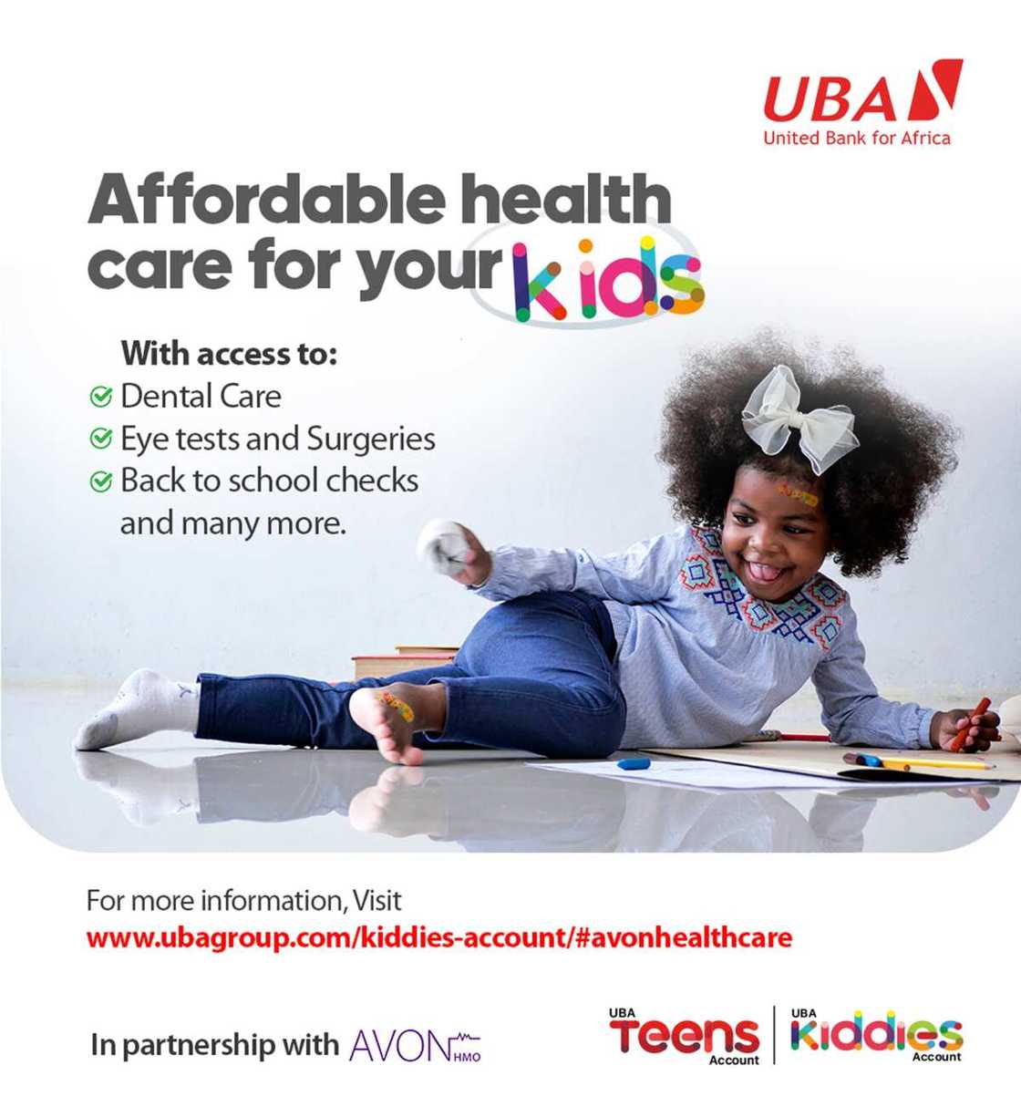 AVON HMO, UBA partner on bespoke health plans for children AVON HMO, UBA partner on bespoke health plans for children