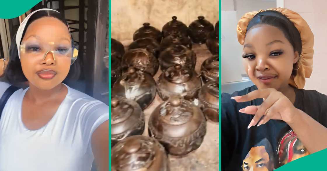 Lady cries out, displays puzzling items found in her dead grandfather's secret room Lady cries out, displays puzzling items found in her dead grandfather's secret room