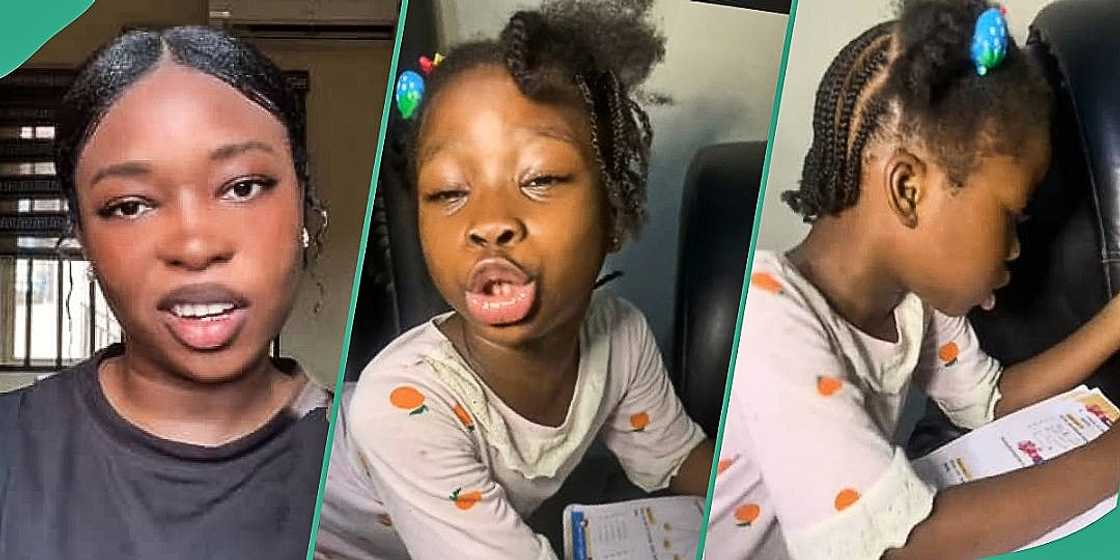 Little girl in pain as aunt fails to help with assignment Little girl in pain as aunt fails to help with assignment