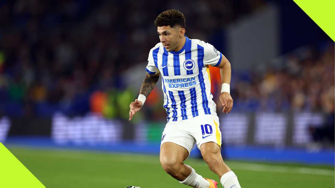 Julio Enciso in action for Brighton and Hove Albion Julio Enciso in action for Brighton and Hove Albion