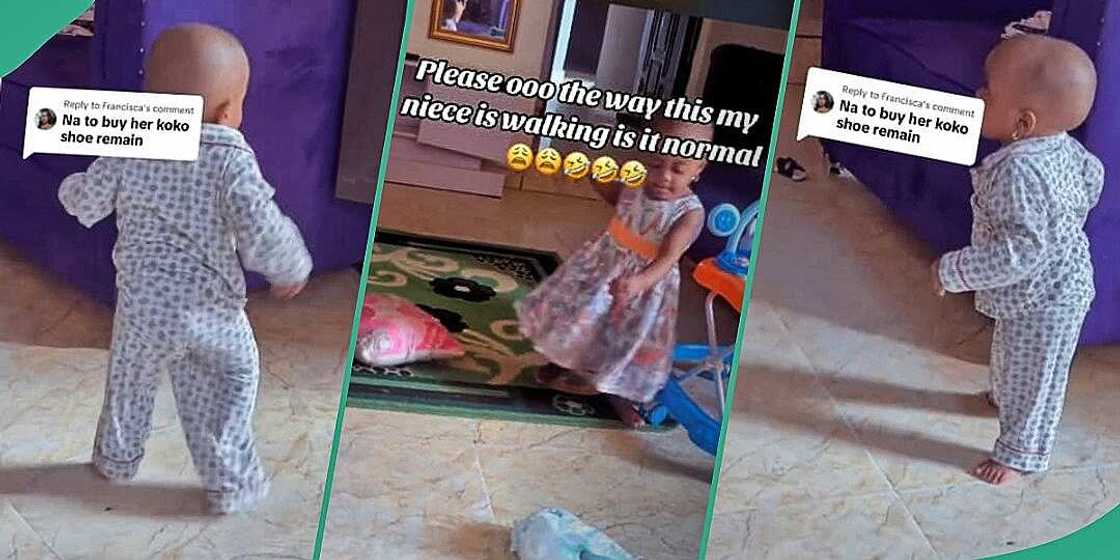 Little girl's walking step goes viral Little girl's walking step goes viral