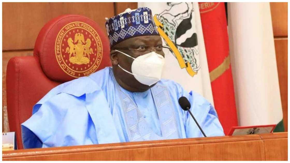 Nigerian Senate, Ahmad Lawan, President Muhammadu Buhari Nigerian Senate, Ahmad Lawan, President Muhammadu Buhari
