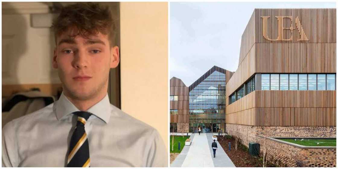 Teenage law student uses his revision textbooks to win court case against his hostel landlord Teenage law student uses his revision textbooks to win court case against his hostel landlord