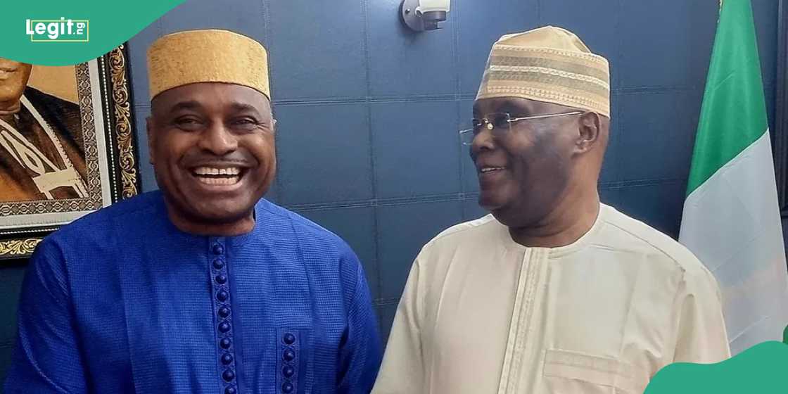 Kenneth Okonkwo meets Atiku Abubakar after resigning from Labour Party