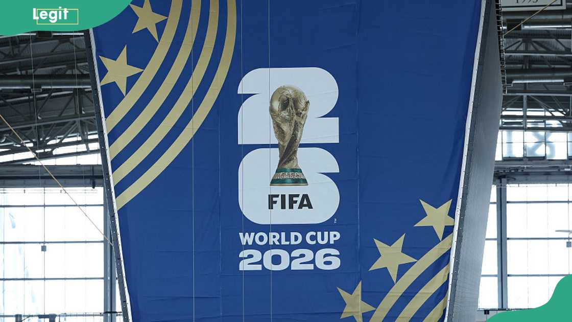 Close-up of the FIFA World Cup 2026 sign
