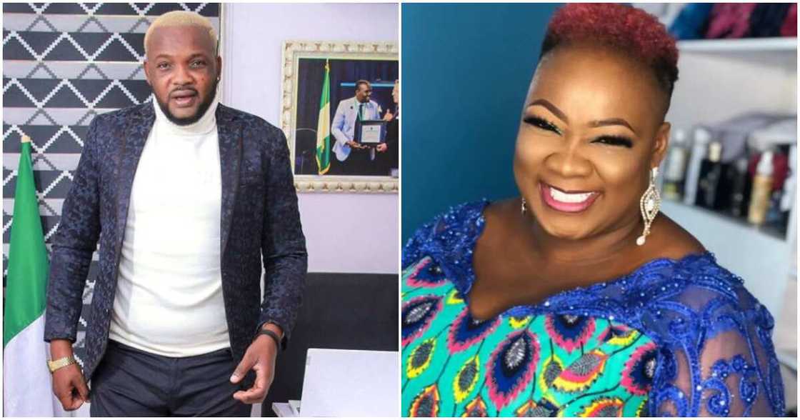 Nigerian celebrities Yomi Fabiyi and Princess Nigerian celebrities Yomi Fabiyi and Princess