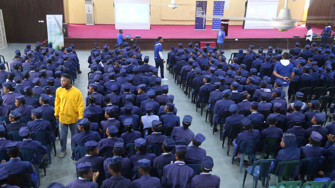 Students at Queen’s College, Yaba and the Cyber Unit team of KPMG Nigeria pictured during a cybersecurity awareness event. Students at Queen’s College, Yaba and the Cyber Unit team of KPMG Nigeria pictured during a cybersecurity awareness event.