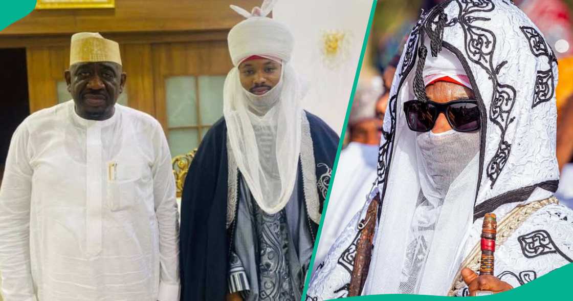 'Dan Sarki Sanusi II ya ziyarci shugaban APC 'Dan Sarki Sanusi II ya ziyarci shugaban APC