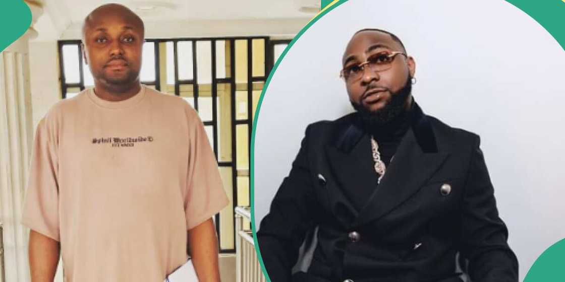 Davido breaks Isreal DMW's phone, he reacts. Davido breaks Isreal DMW's phone, he reacts.