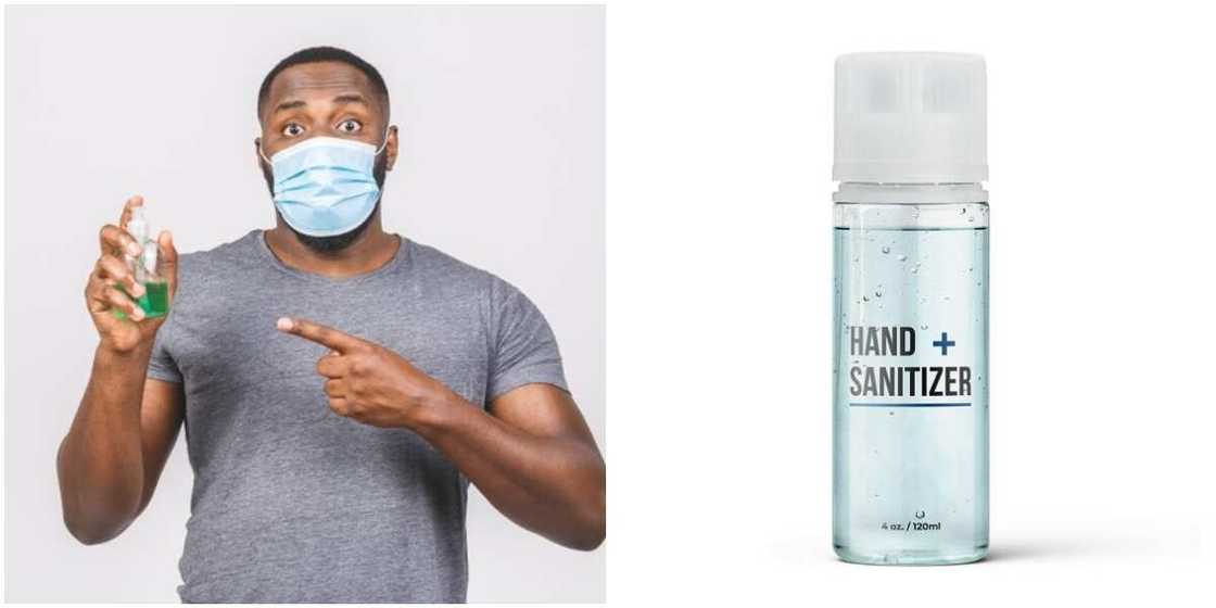 Nigerian man dishes out sanitizing etiquette, says it is wrong to do it immediately you meet people Nigerian man dishes out sanitizing etiquette, says it is wrong to do it immediately you meet people