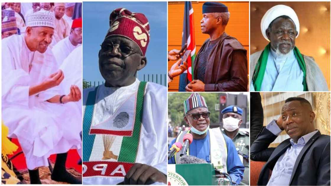 Muhammadu Buhari/Bola Tinubu/Yemi Osinbajo/Samuel Ortom/Ibrahim El-Zakzaky/Omoyele Sowore/2023 Election Muhammadu Buhari/Bola Tinubu/Yemi Osinbajo/Samuel Ortom/Ibrahim El-Zakzaky/Omoyele Sowore/2023 Election