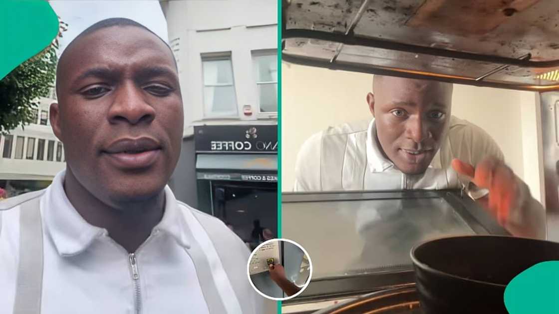 Nigerian man in London shares what he did with his 1-hour lunch break