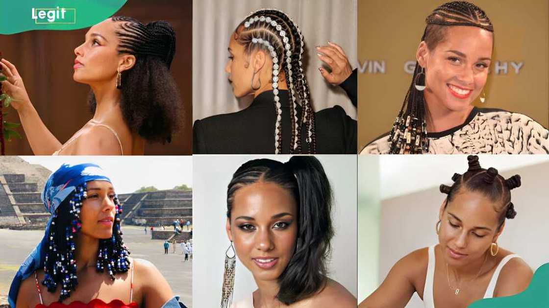 Alicia Keys braids