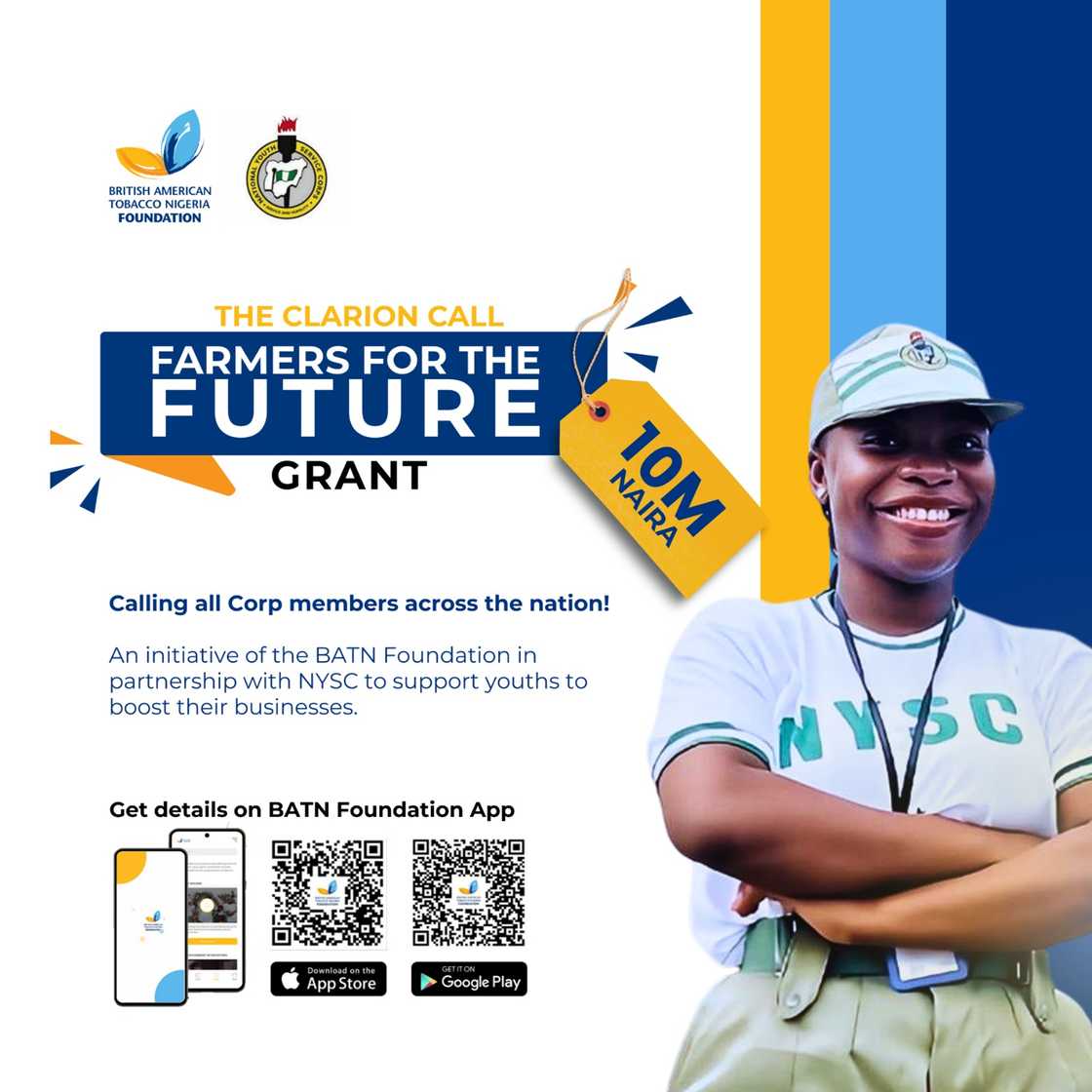 Empowering Youth Agripreneurs: Apply Now for the N10m BATN Foundation Farmers for the Future Grant Empowering Youth Agripreneurs: Apply Now for the N10m BATN Foundation Farmers for the Future Grant