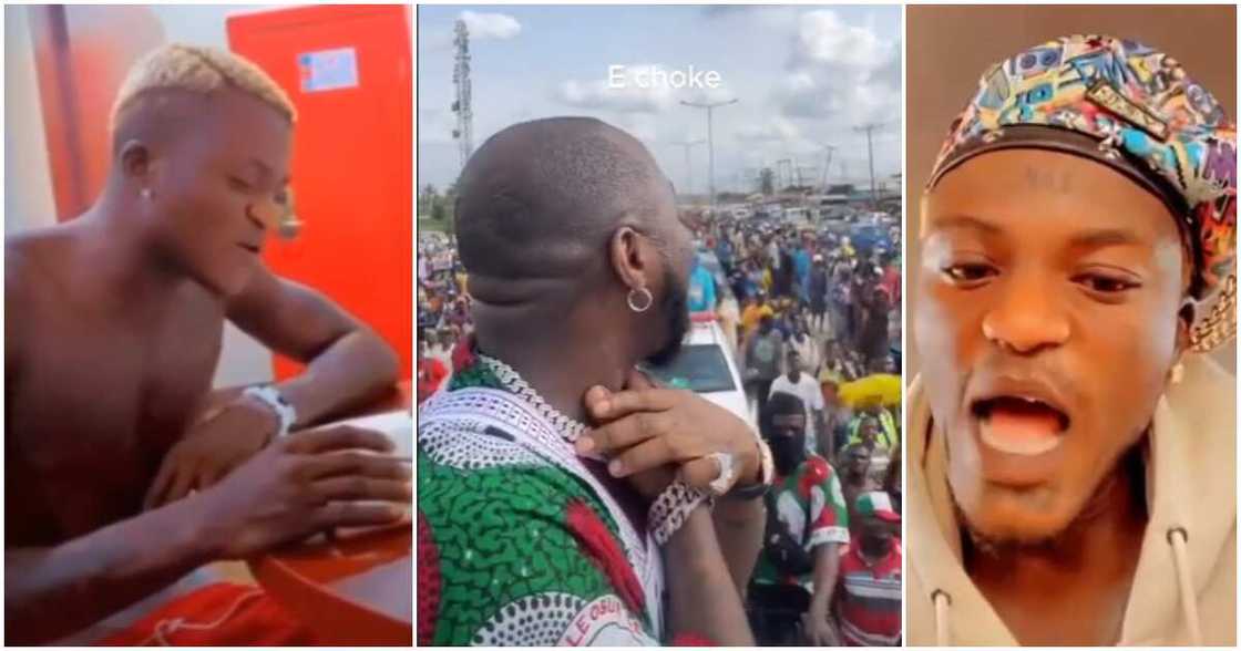 Photos of Davido and Portable Photos of Davido and Portable