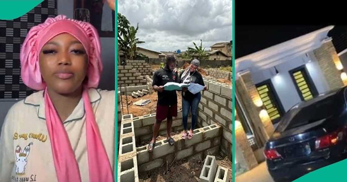 Lady shows off husband's new house Lady shows off husband's new house