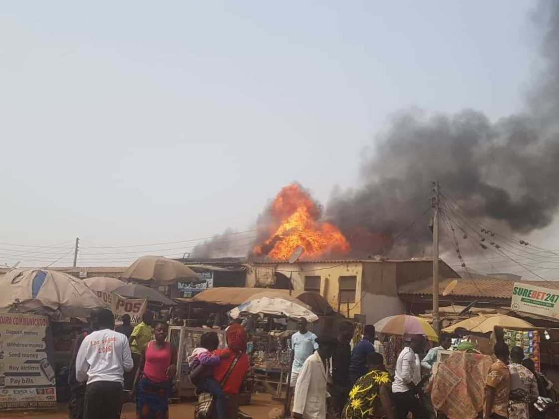 Yanzu-yanzu: Gobara ta tashi a tashar motar Jabi da ke Abuja