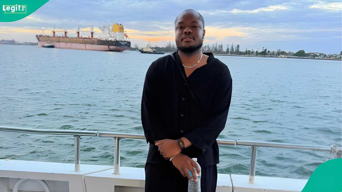 A Nigerian man pulls down his family house and sets up new structure