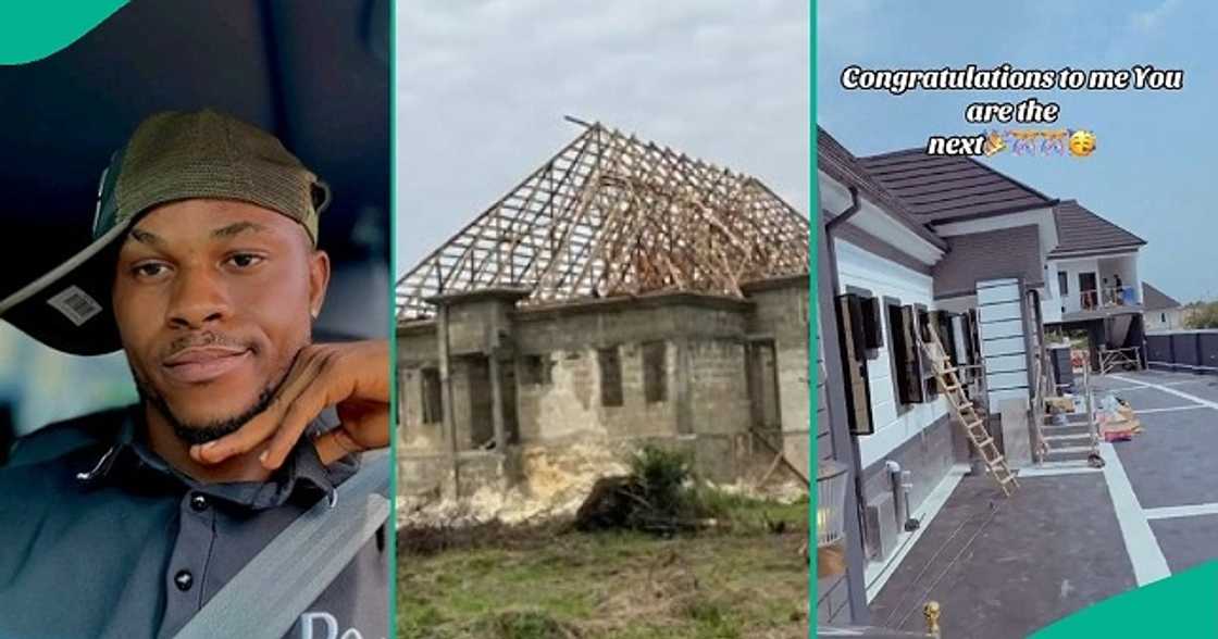 Nigerian man finally completes building project Nigerian man finally completes building project