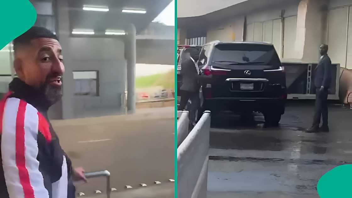 A video showing Anthony Joshua’s strength coach, Sina Evolve, and his friend Latif arriving in Nigeria went viral, with many reacting emotionally online following their tragic car accident.