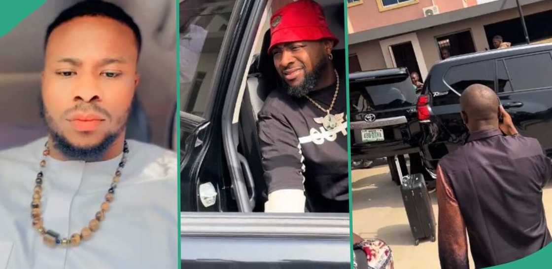 Man shares video of Davido's visit to Asaba apartment