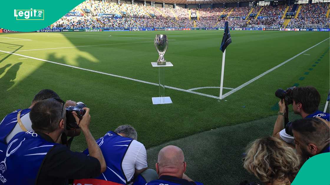 Stadio Friuli, Udine, Italy, PSG, Tottenham, UEFA Super Cup. Stadio Friuli, Udine, Italy, PSG, Tottenham, UEFA Super Cup.