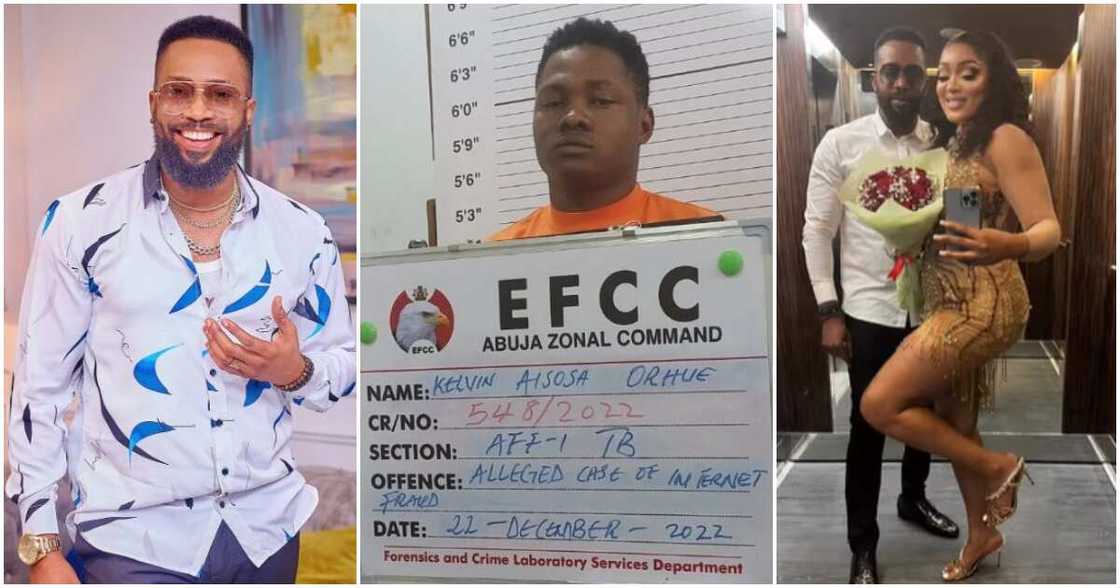 Photos of Freddie Leonard, Peggy Ovire and EFCC