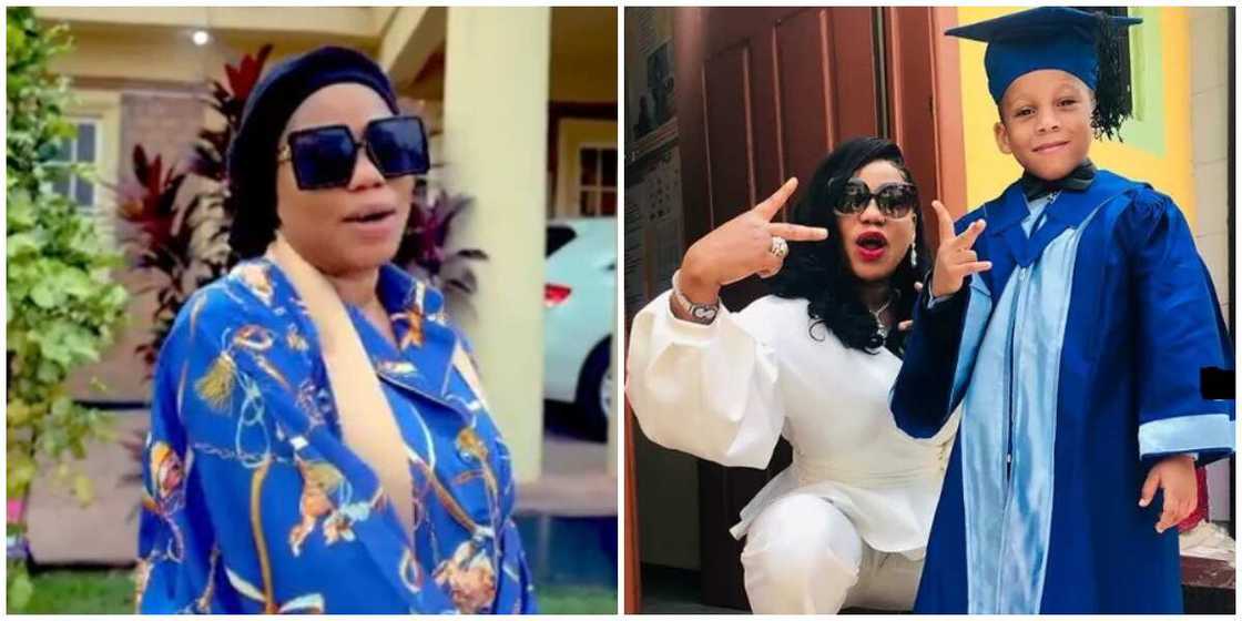 Celebrity designer Toyin Lawani celebrates son's birthday with cute photos on New Year's Day Celebrity designer Toyin Lawani celebrates son's birthday with cute photos on New Year's Day