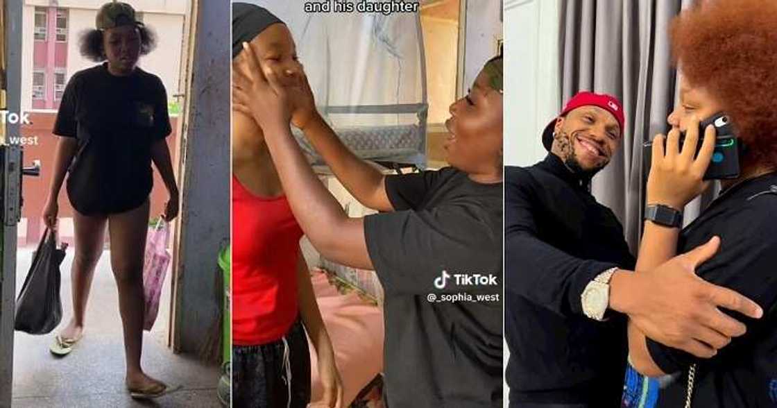 Ladies imitate Charles Okocha and daughter Ladies imitate Charles Okocha and daughter