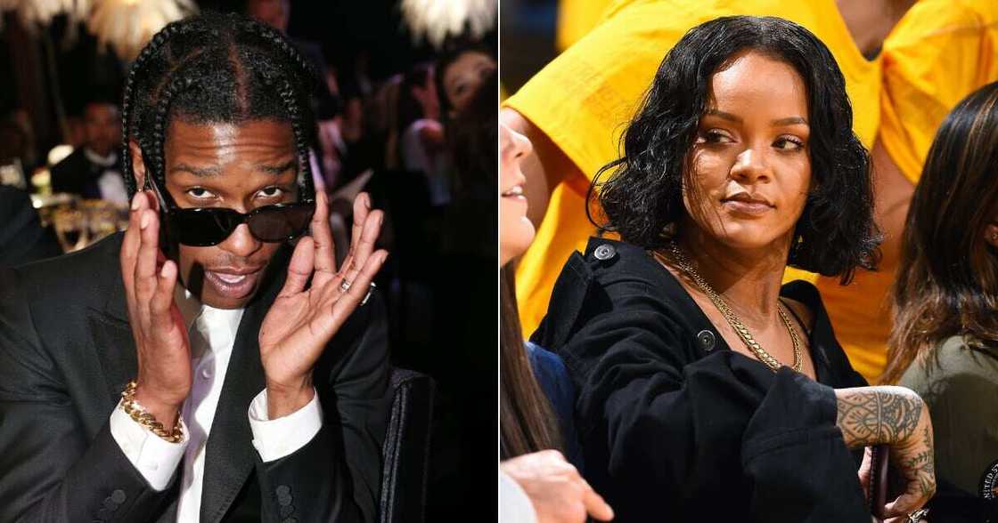 Rihanna, A$AP Rocky, club entry, bouncer, arcade club, New York Rihanna, A$AP Rocky, club entry, bouncer, arcade club, New York