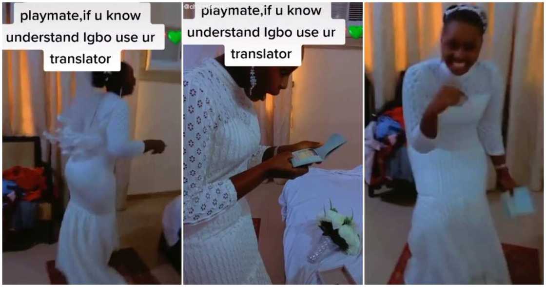 Birde reacts after she got visa, bride threatens to deal with groom, travel visa on wedding day, lovely wedidng videos Birde reacts after she got visa, bride threatens to deal with groom, travel visa on wedding day, lovely wedidng videos