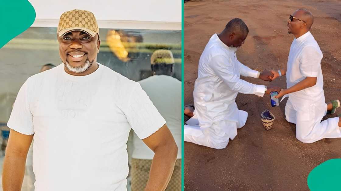 Seyi Vodi and King Ochacho paused their construction tour for a deeply moving moment that touched fans. Seyi Vodi and King Ochacho paused their construction tour for a deeply moving moment that touched fans.