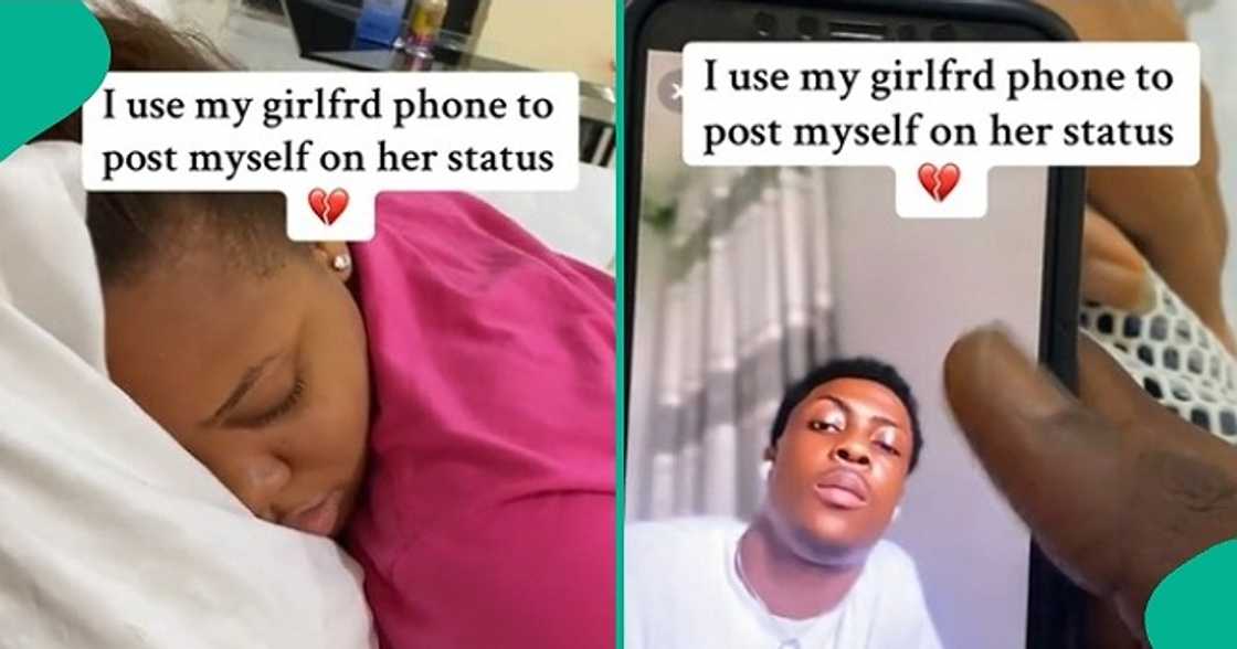 Man posts his photo on girlfriend's WhatsApp status