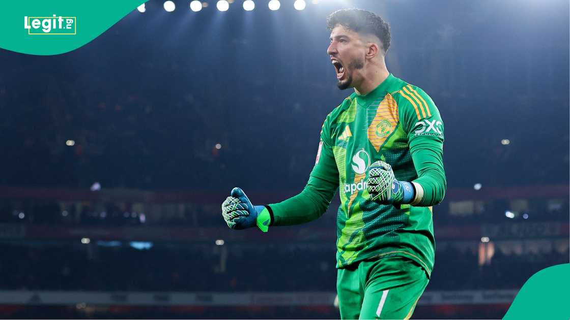 Altay Bayindir, Manchester United, Arsenal, Emirates Stadium, London, England, FA Cup. Altay Bayindir, Manchester United, Arsenal, Emirates Stadium, London, England, FA Cup.