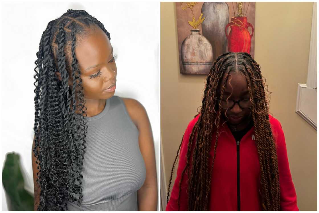 Island Twist with Curls Island Twist with Curls