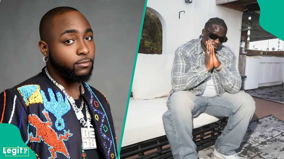 Davido backs his account of the Wande Coal dispute with a WhatsApp message screenshot shared online