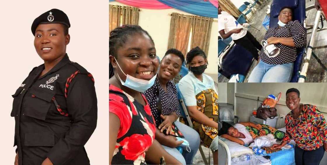 Reactions as policewoman donates her blood to save a pregnant woman in labour Reactions as policewoman donates her blood to save a pregnant woman in labour