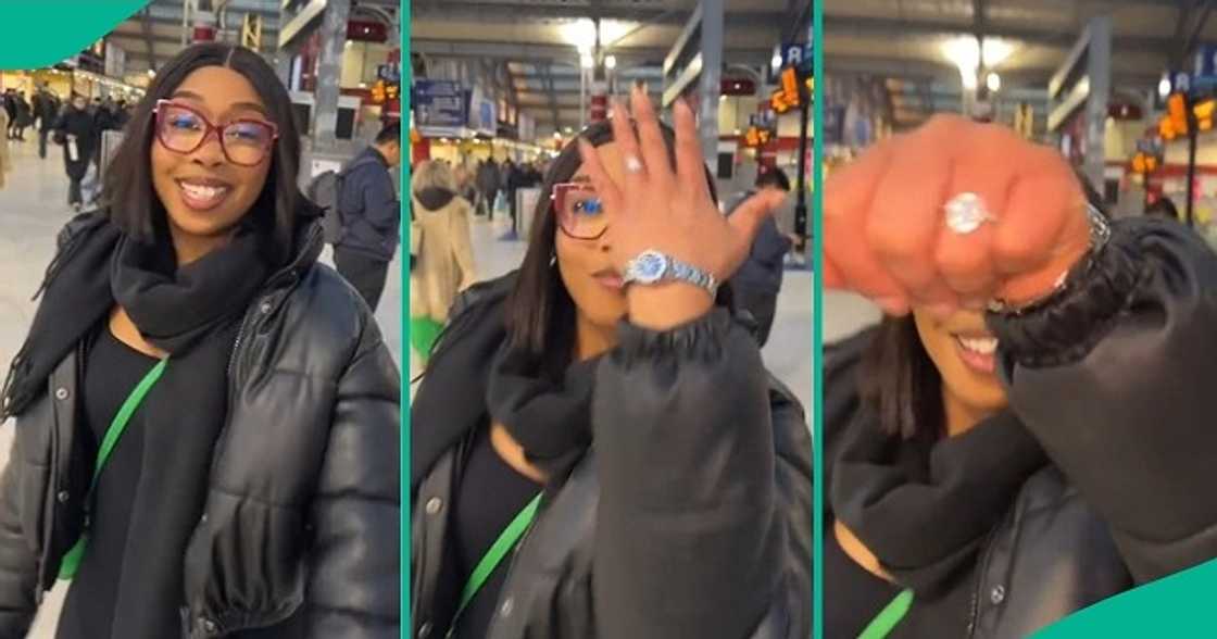 Lady living in UK taunts people who said there's no man Lady living in UK taunts people who said there's no man