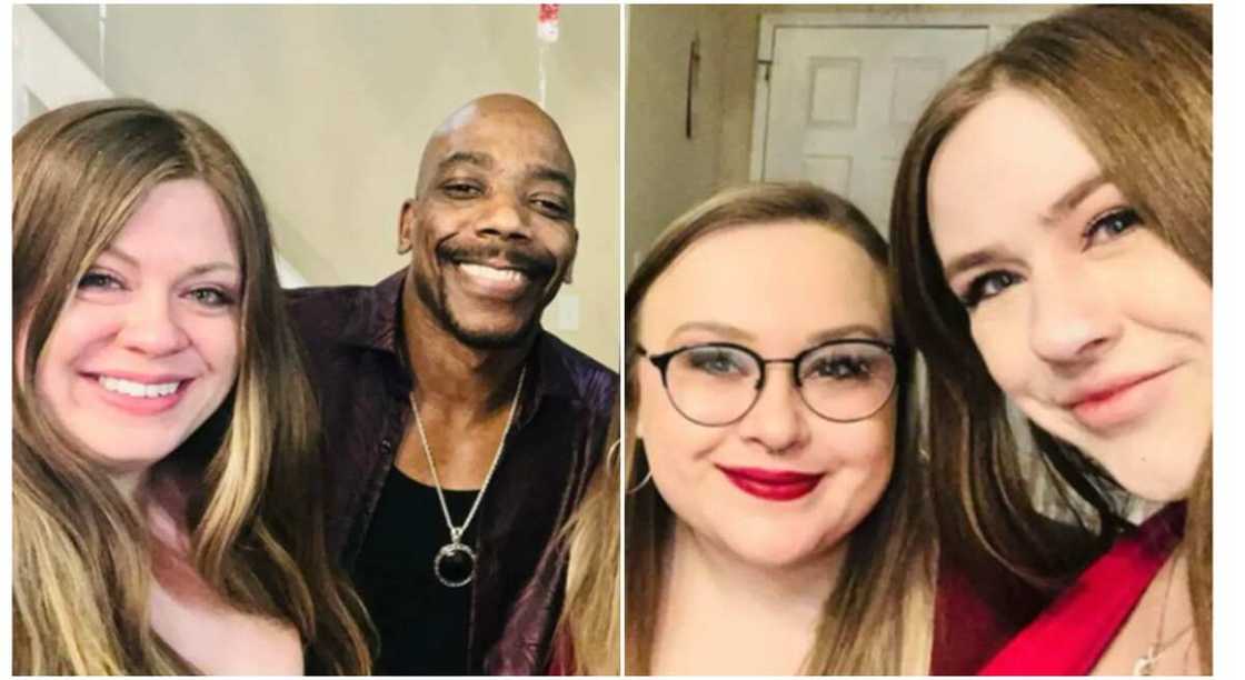Photos of Nick Davis and his three wives. Photos of Nick Davis and his three wives.