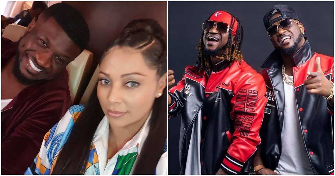 Photos of Lola Omotayo and Psquare Photos of Lola Omotayo and Psquare