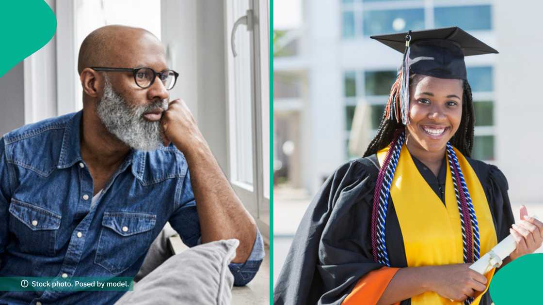 Man sad after he was not invited to his step-daughter's graduation.