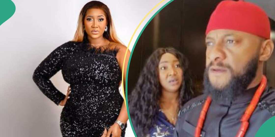Nollywood's Yul Edochie and second wife Nollywood's Yul Edochie and second wife