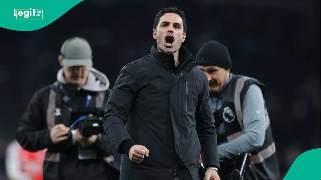 Mikel Arteta, Arsenal, Tottenham, London, England.